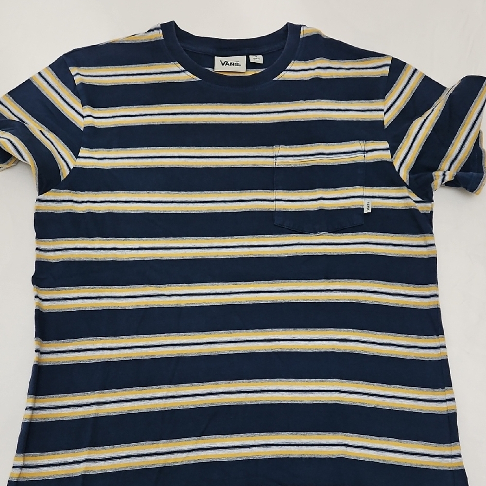 Vans Blue and Yellow Short Sleeve Tee